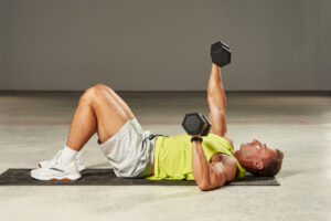 Home Dumbbell Chest Workout No Bench